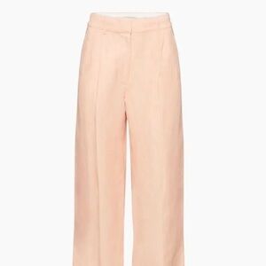 Aritzia Wilfred The Effortless High Rise Cropped Pant Sz 16